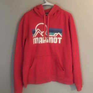 Men’s Size L red Marmot hoodie